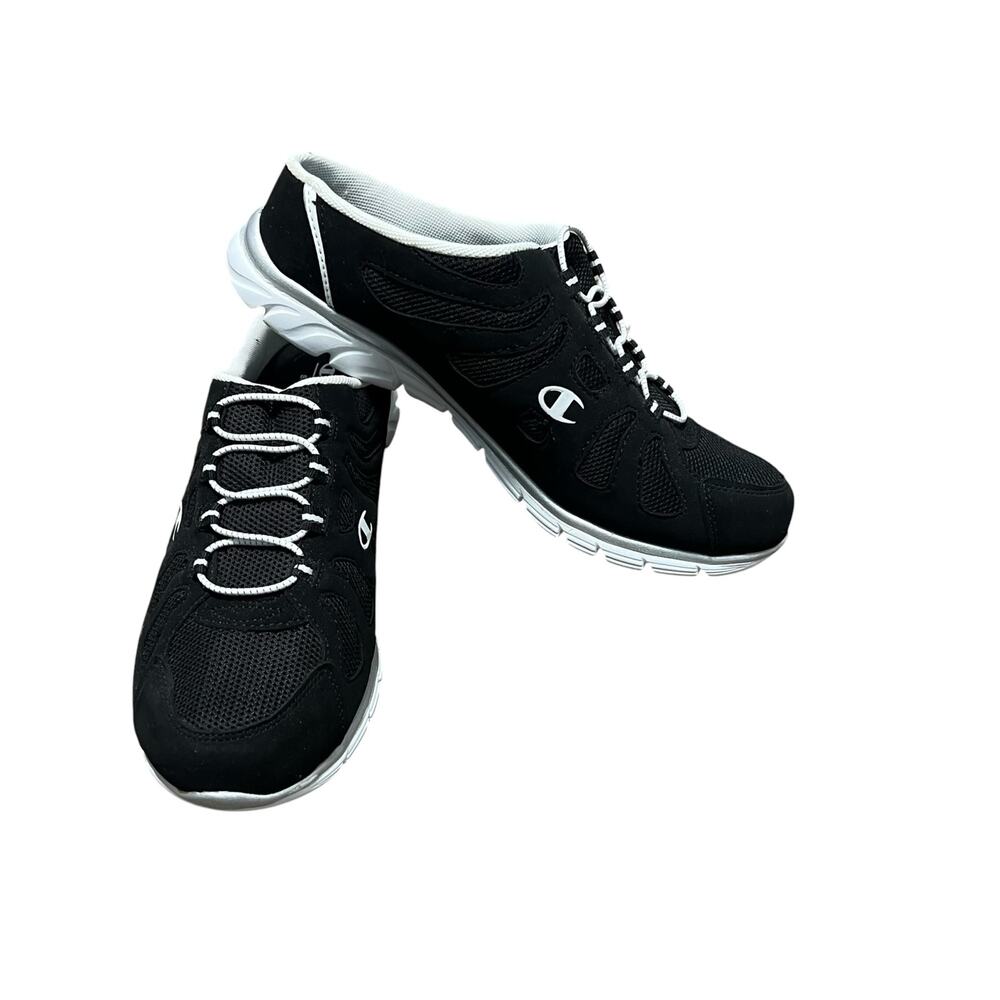 CHAMPION Memory Foam Black & White Slip On Sneaker Women's Size 9
